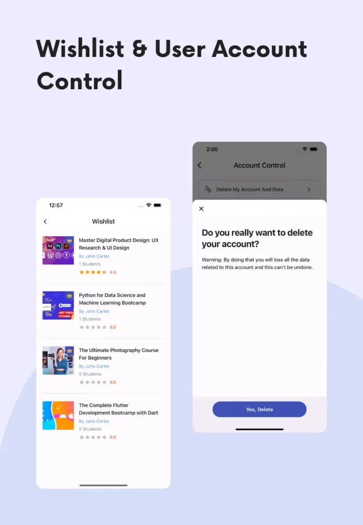Wishlist and User Account Control